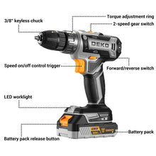 DEKOPRO Drill Electrics Tool Drills — Complimentary Gift with $90+ Orders; If the Gift Is Out of Stock or Its Price Rises, Order Cancelled with Full Refund Before Shipment