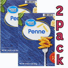 Great Value Elbows Macaroni Pasta, 16 oz Box (2 Pack), Enriched Elbow Pasta for Mac & Cheese, Pasta Salad, Soups & Family Meals, Quick & Easy Pantry Staple for Everyday Home Cooking