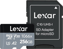 Lexar Professional 1066x SD 256GB (LSD1066256G-BNNNU) — Complimentary Gift with $28+ Orders; If the Gift Is Out of Stock or Its Price Rises, Order Cancelled with Full Refund Before Shipment