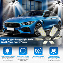 15000LM Deformable LED Garage Light, 150W Equivalent, E26 — Complimentary Gift with $82+ Orders; If the Gift Is Out of Stock or Its Price Rises, Order Cancelled with Full Refund Before Shipment