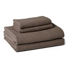 Amazon Basics Brushed Microfiber Sheet Set Queen Brown 4-Piece — Complimentary Gift with $49+ Orders; If the Gift Is Out of Stock or Its Price Rises, Order Cancelled with Full Refund Before Shipment