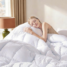 DOWNCOOL Comforters Queen Size, White Duvet Insert, Lightweight Quilt — Complimentary Gift with $78+ Orders; If the Gift Is Out of Stock or Its Price Rises, Order Cancelled with Full Refund Before Shipment