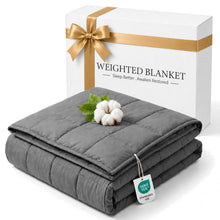 Smart Queen Weighted Blanket for Adults 60” x 80” with Box 20lbs — Complimentary Gift with $67+ Orders; If the Gift Is Out of Stock or Its Price Rises, Order Cancelled with Full Refund Before Shipment