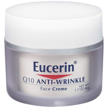 Eucerin Q10 Anti-Wrinkle Face Cream, Unscented — Complimentary Gift with $35+ Orders; If the Gift Is Out of Stock or Its Price Rises, Order Cancelled with Full Refund Before Shipment