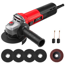 10 Amp Angle Grinder 4-1/2 inch, 1200W Power Grinder Tools — Complimentary Gift with $395+ Orders; If the Gift Is Out of Stock or Its Price Rises, Order Cancelled with Full Refund Before Shipment