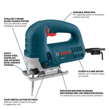 BOSCH JS260 Top-Handle - Control, Low-Vibration Plunging Design, Toolless Change System - Ideal for Accurate and Smooth — Complimentary Gift with $188+ Orders; If the Gift Is Out of Stock or Its Price...