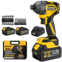 2655In-lbs 21V Brushless 1/4" Cordless Impact Driver Set Yellow — Complimentary Gift with $146+ Orders; If the Gift Is Out of Stock or Its Price Rises, Order Cancelled with Full Refund Before Shipment
