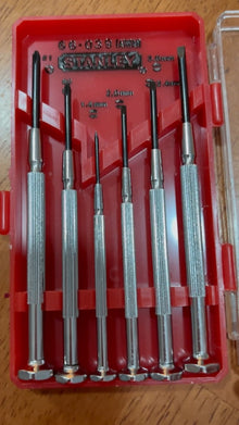 Stanley Jewellers Precision Screwdriver Set 6 Piece 66-039 — Complimentary Gift with $32+ Orders; If the Gift Is Out of Stock or Its Price Rises, Order Cancelled with Full Refund Before Shipment