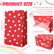 Zhehao 120 Pcs Party Favor Bags, 12 Colors Polka Dot Paper Bags for Kids — Complimentary Gift with $48+ Orders; If the Gift Is Out of Stock or Its Price Rises, Order Cancelled with Full Refund Before Shipment