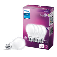 PHILIPS LED Ultra Definition Daylight Light Bulbs, 4-Pack — Complimentary Gift with $72+ Orders; If the Gift Is Out of Stock or Its Price Rises, Order Cancelled with Full Refund Before Shipment