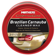 Mothers California Gold Brazilian Carnauba Cleaner Wax, 12 oz. Paste, 05500 — Complimentary Gift with $118+ Orders; If the Gift Is Out of Stock or Its Price Rises, Order Cancelled with Full Refund Before Shipment