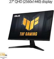 ASUS TUF Gaming VG27AQML1A — Complimentary Gift with $250+ Orders; If the Gift Is Out of Stock or Its Price Rises, Order Cancelled with Full Refund Before Shipment
