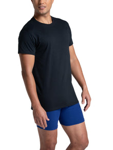 Fruit of The Loom Men's Crew Tee Undershirts, Moisture Wicking & Tag Free, Also  — Complimentary Gift with $65+ Orders; If the Gift Is Out of Stock or Its Price Rises, Order Cancelled with Full Refund Before Shipment