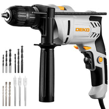DEKOPRO 6-Amp 1/2-Inch with 12pcs Bit for Concrete & Wood, 2 Functions in 1 with Keyed Metal Chuck, 360° Rotating Handle — Complimentary Gift with $195+ Orders; If the Gift Is Out of Stock or It...