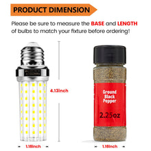 FanNicoo 20W LED Corn Bulb, 150W Equivalent, 2500LM, E26 — Complimentary Gift with $100+ Orders; If the Gift Is Out of Stock or Its Price Rises, Order Cancelled with Full Refund Before Shipment