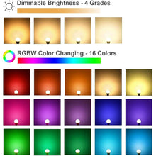 9W RGB Color-Changing LED Bulb, 16 Colors, E26, Remote — Complimentary Gift with $55+ Orders; If the Gift Is Out of Stock or Its Price Rises, Order Cancelled with Full Refund Before Shipment