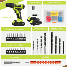 PULITUO'S 20V Cordless 2 Batteries, Keyless 3/8" with (Green) — Complimentary Gift with $83+ Orders; If the Gift Is Out of Stock or Its Price Rises, Or...