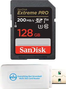 SanDisk Extreme PRO SD UHS-I Card 128GB (SDSDXXD-128G-GN4IN) — Complimentary Gift with $62+ Orders; If the Gift Is Out of Stock or Its Price Rises, Order Cancelled with Full Refund Before Shipment