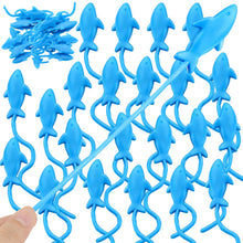 30 Pcs Blue Sticky Shark Toy Goodie Bag Stuffer Ocean Party Favor — Complimentary Gift with $31+ Orders; If the Gift Is Out of Stock or Its Price Rises, Order Cancelled with Full Refund Before Shipment