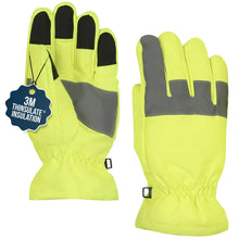 233 Hi Vis Waterproof Work Gloves - Insulated Winter Gloves — Complimentary Gift with $49+ Orders; If the Gift Is Out of Stock or Its Price Rises, Order Cancelled with Full Refund Before Shipment