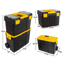 Stalwart Portable Tool Box with Wheels — Complimentary Gift with $244+ Orders; If the Gift Is Out of Stock or Its Price Rises, Order Cancelled with Full Refund Before Shipment