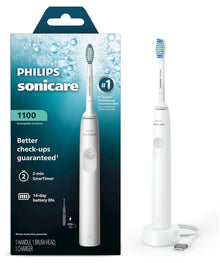 Philips Sonicare HX3411/05 Electric Toothbrush DailyClean 1100 with QuadPacer &a — Complimentary Gift with $62+ Orders; If the Gift Is Out of Stock or Its Price Rises, Order Cancelled with Full Refund Before Shipment