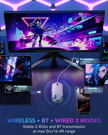 Lamzu Thorn (4K Compatible) Wireless Gaming Mouse — Complimentary Gift with $20+ Orders; If the Gift Is Out of Stock or Its Price Rises, Order Cancelled with Full Refund Before Shipment