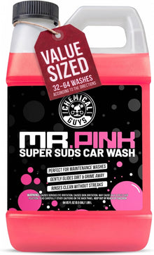 Chemical Guys, Mr. Pink Car Wash Soap, Foam Cannon & Bucket Wash, 64 oz — Complimentary Gift with $52+ Orders; If the Gift Is Out of Stock or Its Price Rises, Order Cancelled with Full Refund Before Shipment