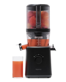 Nama J2 Cold Press Juicer, Wide Mouth, High Yield Masticating, Easy Clean, Black — Complimentary Gift with $871+ Orders; If the Gift Is Out of Stock or Its Price Rises, Order Cancelled with Full Refund Before Shipment