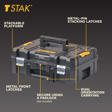 DEWALT TSTAK II Flat-Top Tool Box, Stackable (DWST17807) — Complimentary Gift with $272+ Orders; If the Gift Is Out of Stock or Its Price Rises, Order Cancelled with Full Refund Before Shipment