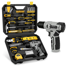 139-Piece Home Tool Kit with 8V Cordless Drill and Storage Case — Complimentary Gift with $118+ Orders; If the Gift Is Out of Stock or Its Price Rises, Order Cancelled with Full Refund Before Shipment