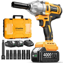 1/2" Brushless Impact Wrench, 1032ft-lbs, 2xBattery, 6 Sockets, 3 Speeds — Complimentary Gift with $269+ Orders; If the Gift Is Out of Stock or Its Price Rises, Order Cancelled with Full Refund Before Shipment