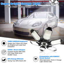 Garage Lights - 32000LM LED Garage Ceiling Lights 6500K Daylight — Complimentary Gift with $94+ Orders; If the Gift Is Out of Stock or Its Price Rises, Order Cancelled with Full Refund Before Shipment