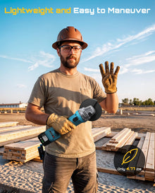 SEESII Cordless Angle Grinder 4-1/2 Inch, 10000RPM Brushless Motor — Complimentary Gift with $132+ Orders; If the Gift Is Out of Stock or Its Price Rises, Order Cancelled with Full Refund Before Shipment