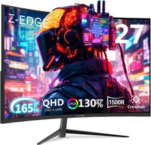 Sceptre C275B-QWN168W Nebula 27" Curved QHD 165Hz — Complimentary Gift with $140+ Orders; If the Gift Is Out of Stock or Its Price Rises, Order Cancelled with Full Refund Before Shipment