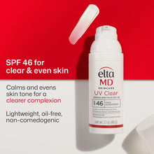 EltaMD UV Clear Face Sunscreen with Zinc Oxide, Oil-Free, SPF 46 and SPF 50 — Complimentary Gift with $76+ Orders; If the Gift Is Out of Stock or Its Price Rises, Order Cancelled with Full Refund Before Shipment