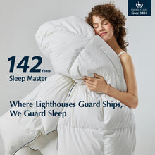 Pacific Coast Goose Feather Down Comforter, Queen, White Duvet Insert, 8 Loops — Complimentary Gift with $78+ Orders; If the Gift Is Out of Stock or Its Price Rises, Order Cancelled with Full Refund Before Shipment