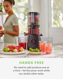 Nama J2 Cold Press Juicer, Wide Mouth, High Yield Masticating, Easy Clean, Black — Complimentary Gift with $871+ Orders; If the Gift Is Out of Stock or Its Price Rises, Order Cancelled with Full Refund Before Shipment