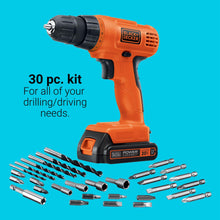 BLACK+DECKER 20V MAX Drill Driver, 30pc Bit Set, Battery & Charger (LD120VA) — Complimentary Gift with $104+ Orders; If the Gift Is Out of Stock or Its Price Rises, Order Cancelled with Full Refund Before Shipment