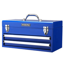WORKPRO 18-Inch Tool Box with 2 Drawers & Top Storage — Complimentary Gift with $272+ Orders; If the Gift Is Out of Stock or Its Price Rises, Order Cancelled with Full Refund Before Shipment