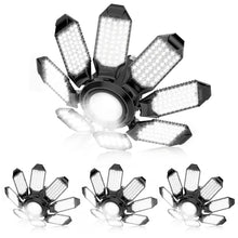 250W Deformable LED Garage Ceiling Light, 8 Panels, E26, 4-Pack — Complimentary Gift with $84+ Orders; If the Gift Is Out of Stock or Its Price Rises, Order Cancelled with Full Refund Before Shipment