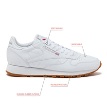 Reebok Classic Leather Sneakers — Complimentary Gift with $132+ Orders; If the Gift Is Out of Stock or Its Price Rises, Order Cancelled with Full Refund Before Shipment