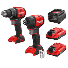 CRAFTSMAN V20 RP 2-Tool Combo, Drill & Impact Driver, Batteries (CMCK1411D2) — Complimentary Gift with $271+ Orders; If the Gift Is Out of Stock or Its Price Rises, Order Cancelled with Full Refund Before Shipment