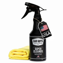 CAR GUYS Super Cleaner | Interior Car Cleaner for Tough Stains | Stain Remover for Car Seats, Carpet, Upholstery, & Le… — Complimentary Gift with $48+ Orders; If the Gift Is Out of Stock or Its Price Rises, Order Cancelled with Full Refund Before Shipment