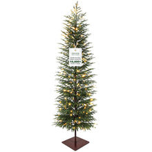 7FT Pre-Lit Norfolk Pine Christmas Tree, 240 LED Lights, Real-Touch PE, Weighted Base — Complimentary Gift with $237+ Orders; If the Gift Is Out of Stock or Its Price Rises, Order Cancelled with Full Refund Before Shipment