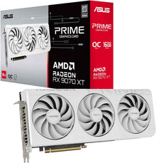 ASUS Prime Radeon RX 9070 XT White OC Edition 16GB (PRIME-RX9070XT-O16G-WHITE) — Complimentary Gift with $1056+ Orders; If the Gift Is Out of Stock or Its Price Rises, Order Cancelled with Full Refund Before Shipment — Ships When Available