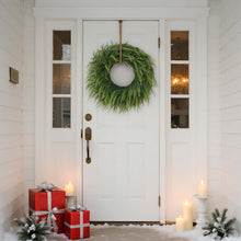 26" Lifelike Artificial Christmas Norfolk Pine Wreath for Front Door Decor — Complimentary Gift with $62+ Orders; If the Gift Is Out of Stock or Its Price Rises, Order Cancelled with Full Refund Before Shipment