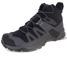 Salomon X Ultra 4 Mid GORE-TEX Hiking Boots, Black/Magnet — Complimentary Gift with $265+ Orders; If the Gift Is Out of Stock or Its Price Rises, Order Cancelled with Full Refund Before Shipment