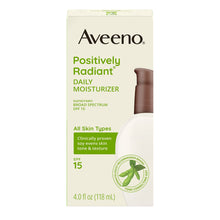 Aveeno Positively Radiant Daily Facial Moisturizer SPF 15 — Complimentary Gift with $44+ Orders; If the Gift Is Out of Stock or Its Price Rises, Order Cancelled with Full Refund Before Shipment