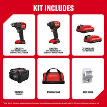 CRAFTSMAN V20 RP 2-Tool Combo, Drill & Impact Driver, Batteries (CMCK1411D2) — Complimentary Gift with $271+ Orders; If the Gift Is Out of Stock or Its Price Rises, Order Cancelled with Full Refund Before Shipment